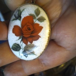 Vintage locket necklace